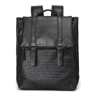 

Men woven backpack children cartoon school bags PU travel schoolbag boys girls backpacks book bag man laptop tote youth handbag