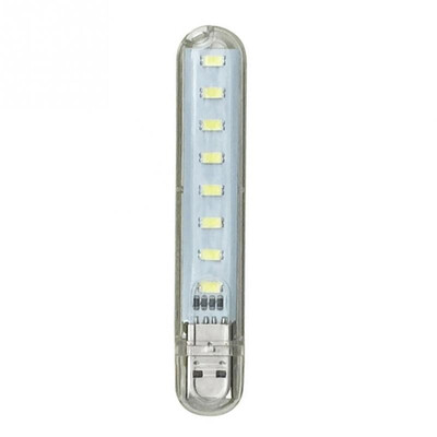 

8 LED Mini Portable USB LED Night Light Powered Camping Lamp