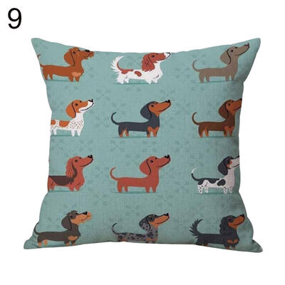 

Cartoon Dog Animal Throw Pillow Protector Case Cushion Cover Bedding Articles