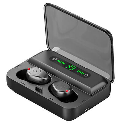 

F9-5 TWS Wireless Bluetooth Earphone wDigital Display 1300mAh Power Bank