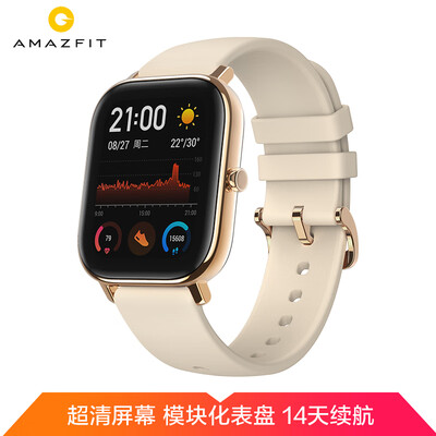 

Amazfit GTS Smart Watch Sports Watch 14 Days Endurance GPS 50m Waterproof NFC Desert Gold