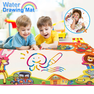 

86X56cm Aqua Doodle Children Water Drawing Toys Painting Mat Magic Pen Educational