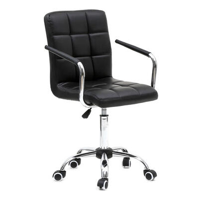 

Executive Mid-back Chair Home Office Adjustable Height Desk Seat Swivel Black