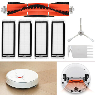 

〖Follure〗1Set Brush Filters Side Brush Cleaning Tool For Xiaomi Roboroc Vacuum Cleaner