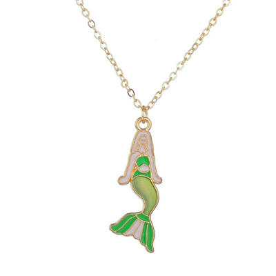 

X-NO BUY Colorful Double Shell Pendant Necklace For Women New Fashion Pendants&Necklace Summer Jewelry Female Handmade Necklace