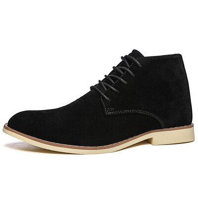 

New mens shoes high to help casual shoes mens black tide shoes British teen hair stylist pointed scalp