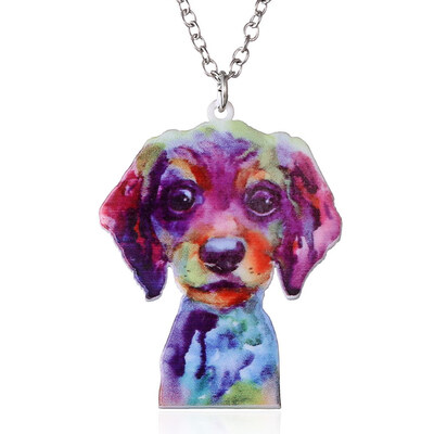 

Acrylic Animal Necklace Pet Cat Dragon Pig Bird Wolf Horse Fish Dog Necklace Women Bohemia Jewelry Pendant Ethnic Long Necklace