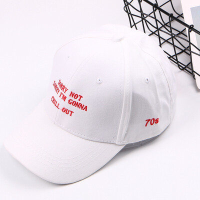 

2019 new letters fashion sun hat solid color letters casual Joker Cap baseball caps for men&women wholesale