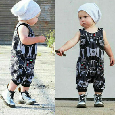 

US Newborn Infant Kid Baby Boy Star Wars Romper Bodysuit Playsuit Clothes Outfit