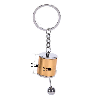 

Gearshift Key chain Jewelry 6-Speed Gear Shift Stick Knob Keyring