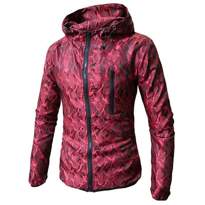 

Mens Long Sleeve Camo Zip Hoodies Outwear Sweatshirt Top Jacket Blazer Coat