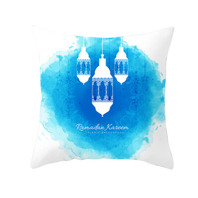 

〖Follure〗Muslim Ramadan Pattern Polyester Cushion Cover Pillow Case Home Decor