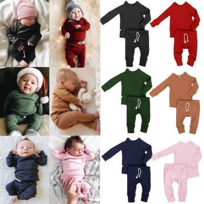 

0-2T Infant Baby Boy Girl Pajamas Pjs Set Sleepwear Nightwear Clothes Outfit