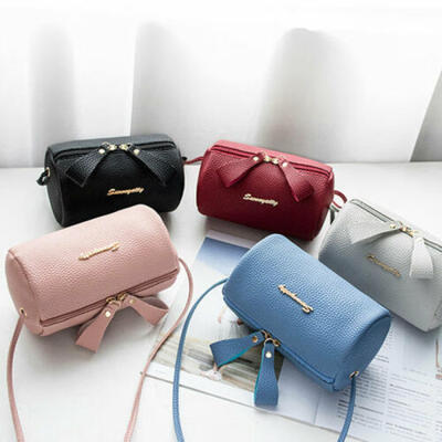 

Womens Ladies PU Leather Shoulder Crossbody Bag Satchel Handbag Tote Messenger