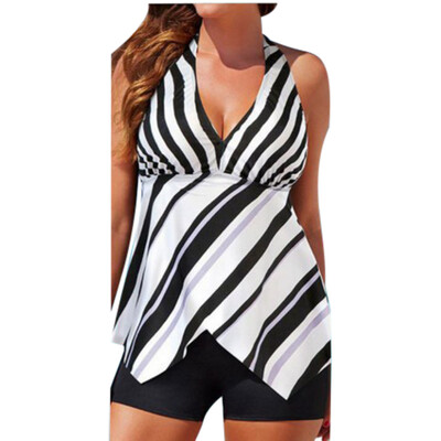 

Roseonmyhand Women Tankini Sets with Boy Shorts Ladies Swimming Costumes Two Piece Swimsuits