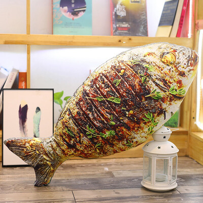 

〖Follure〗Simulation Chicken Fish Shape Pillow Soft Lumbar Back Cushion Plush Food Pillow