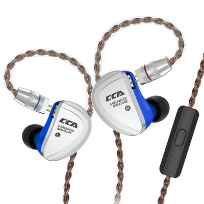 

CCA C16 8BA Drive Units In Ear HIFI Headphones with Detachable 2PIN Cable