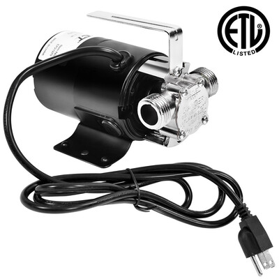 

Electric Power Water Transfer Removal Pump 120V Sump Utility 330GPH With Hose