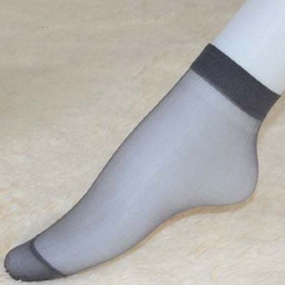 

2 Pairs Sexy Ultra-thin Elastic Silky Short Silk Stockings Women Ankle Socks