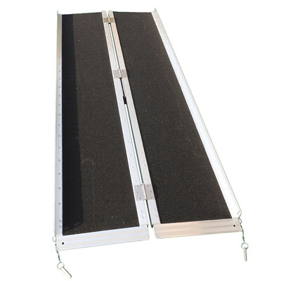 

6Aluminum Loading Ramp Folding Wheelchair Scooter Mobility Portable Non-Slip