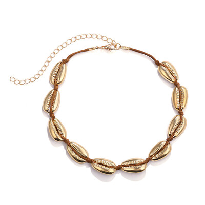 

Natural Necklace Bracelet Women Girls Beach Chain Necklace Handmade Pendants