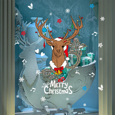 

Tailored Merry Christmas Home Household Room Wall Sticker Mural Decor Decal Removable New
