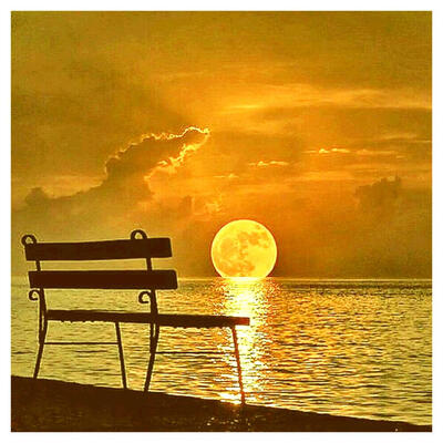 

5D DIY Full Drill Diamond Painting Sunrise Cross Stitch Embroidery Mosaic