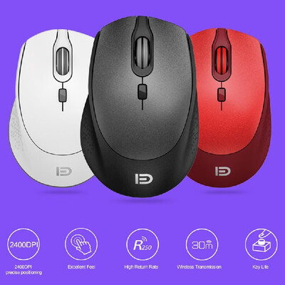 

forter i360 24G Wireless Portable Mobile Mouse Adjustable DPI Level 1000 1600 2400 Optical Office Wireless Gaming Mouse 3 B