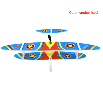 

Random Color DIY Biplane Glider Foam Powered Flying Plane Rechargeable Electric Aircraft Model Science Educational Toy