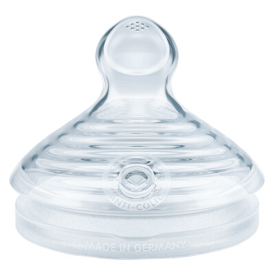

NUK natural mother feeling super wide caliber pacifier baby baby silicone nipple anti-flatulence 6 months or more large two pieces Germany imported