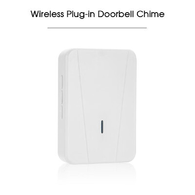 

Wireless Plug-in Doorbell Chime With LED 5 Levels Volume 55 Ringtones Compatible with Visual Doorbell with WiFi Wireless Doorbell