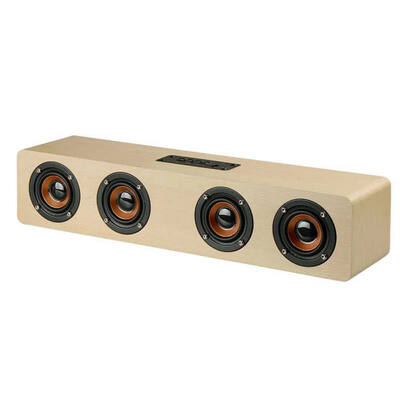 

Retro Wooden Bluetooth Speaker HIFI Subwoofer mp3 Player Support TF Card with 3000mAh Battery for Phone PC Laptop