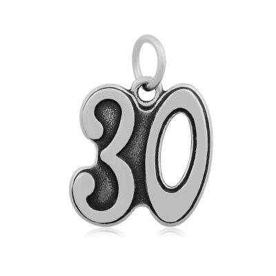 

Number 30 316 Stainless Steel Pendants Antique Silver 19x17x2mm Hole 5mm