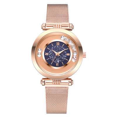 

Steel belt ladies watch 2019 new quick sand ball alloy strap ladies watch quartz watch