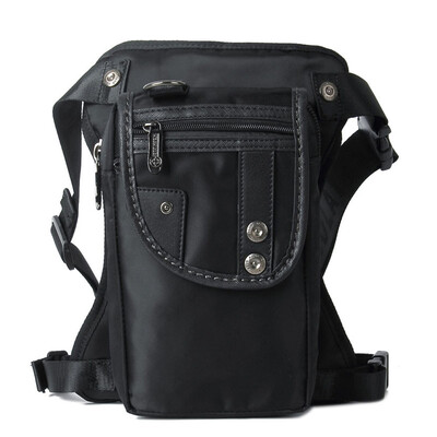 

Men Waterproof Nylon Thigh Drop Leg Bag Travel Motorcycle Riding Messenger Cross Body Shoulder Belt Hip Bum Fanny Pack Waist Bags