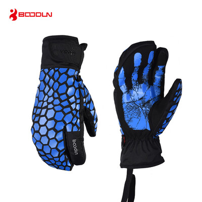 

Boodun Winter Touch Screen Mittens Unisex Outdoor Sports Warm Waterproof Gloves