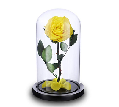 

NW 1776 Handmade Flower Roses with Falling Petals Luxury Gift Box with Wooden Base&Elegant Gifts Valentines Day Mothers Day