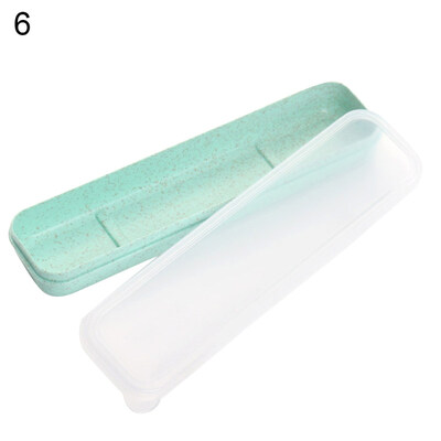 

Portable CanvasWheat Stalk Camping Picnic Fork Tableware Pouch Case Container