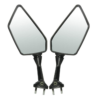 

Pair Black Left Right Rear View Mirrors for Ninja 250R EX250 08-13