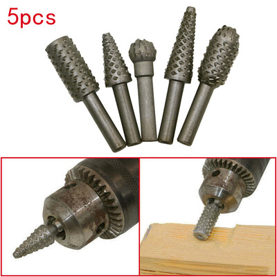 

〖Follure〗14in Tungsten Carbide Cutter Rotary Burr 5pcs Set Engraving Bit 12mm