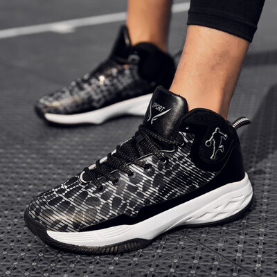 

Basketball fashion basketball shoes shock-absorbing boots high-top non-slip wear-resistant sports shoes