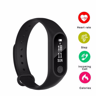 

GTcoupe Bluetooth Smart WatchSport Waterproof Wristband Fitness Tracker for Android Phone