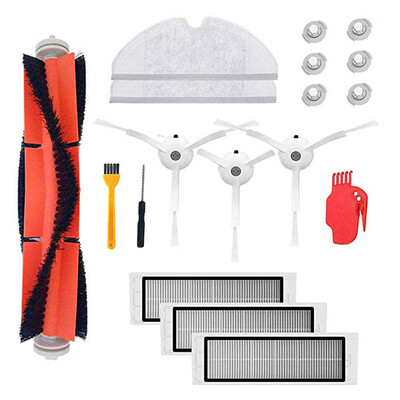 

Side Roll Brushes Filters Kits Set For Xiaomi Roborock S51 S50 Vacuum Cleaner