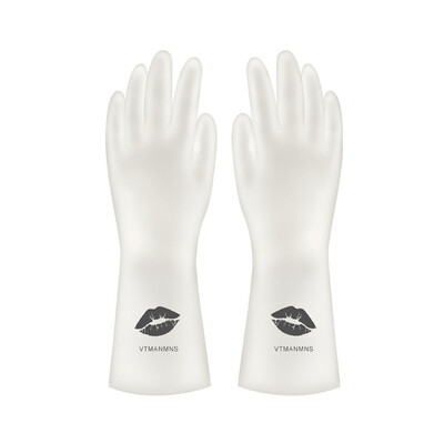 

〖Follure〗Waterproof Kitchen Cleaning Rubber Gloves for Dish Washing Bowl 1Pairs