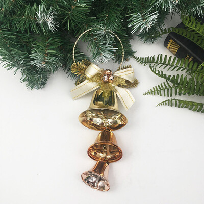 

Toponeto Bowknot Jingle Bell Rings Pendant for Christmas Tree And Door Hanging Decor