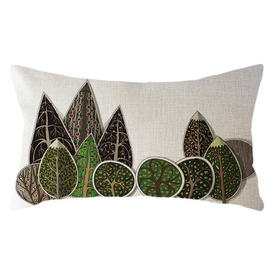 

〖Follure〗Minimalist Geometric Pillow Case Linen 30x50cm Cushion Cover Home Decor