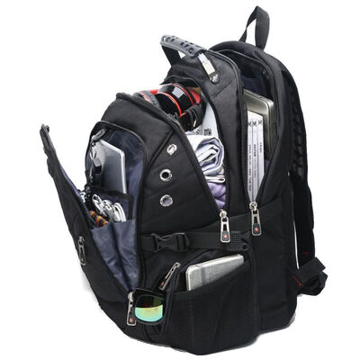 

SWISSGEAR computer bag SA-7418 waterproof scratch-resistant business casual shoulder laptop backpack 146-inch business bag backpack male black