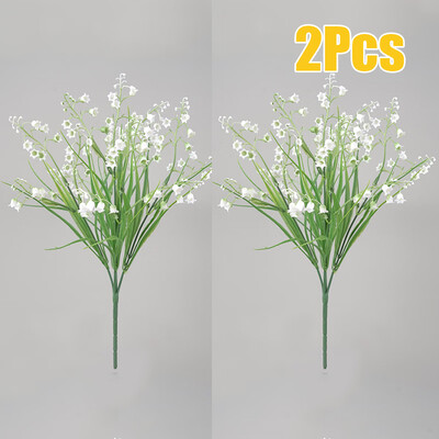 

Plastic Indoor Outdoor Flower Fake False Plants Artificial Garden Home Decor