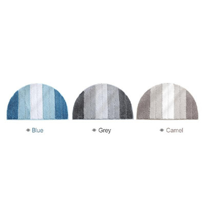 

Microfiber Rug Carpet Soft Indoor Bathroom Floor Mat Semi-elliptical Dining Room Home Bedroom Carpet Anti-slip Water Absorbent Mac