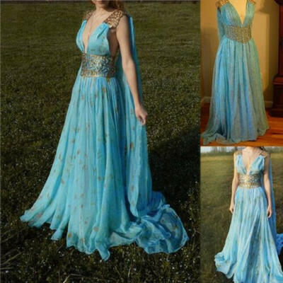 

Vintage Costume Long Maxi Dress Womens Halloween Medieval Maiden Cosplay Dresses